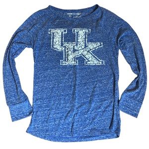 University of Kentucky Heathered Blue Long Sleeve Lightweight UK size Medium